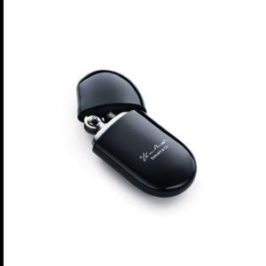 Tiffany & Co Elsa Pertti Bean Lighter Black Enamel